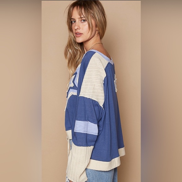 New! POL star patched top - Picture 6 of 10